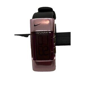 Vintage 1990s NIKE WC0061 Mettle Press Women’s Digital Watch Aluminum Case Pink